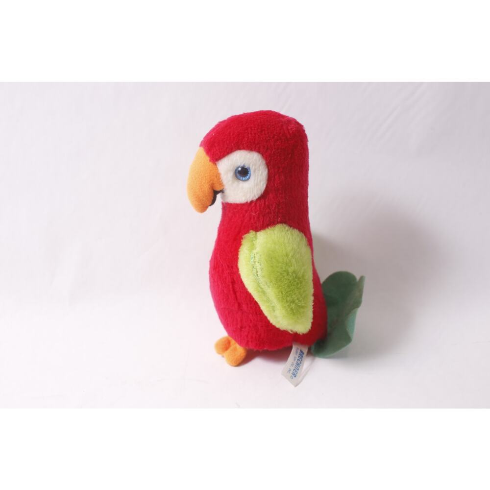 Brechner Plush Parrot Red Green Bird Stuffed Animal ~ 260331-WH 1051